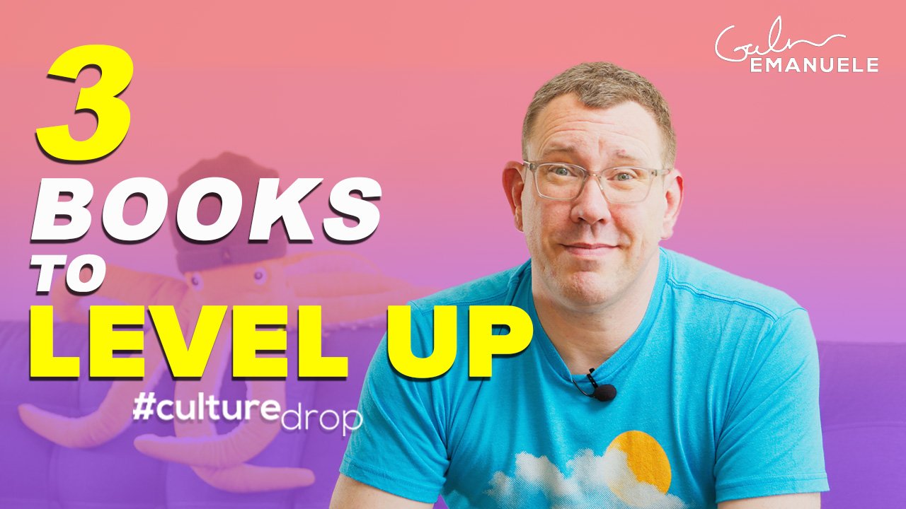 3 Great Book Recommendations Level up Business Improvement Development Galen Emanuele Culture Drop #culturedrop