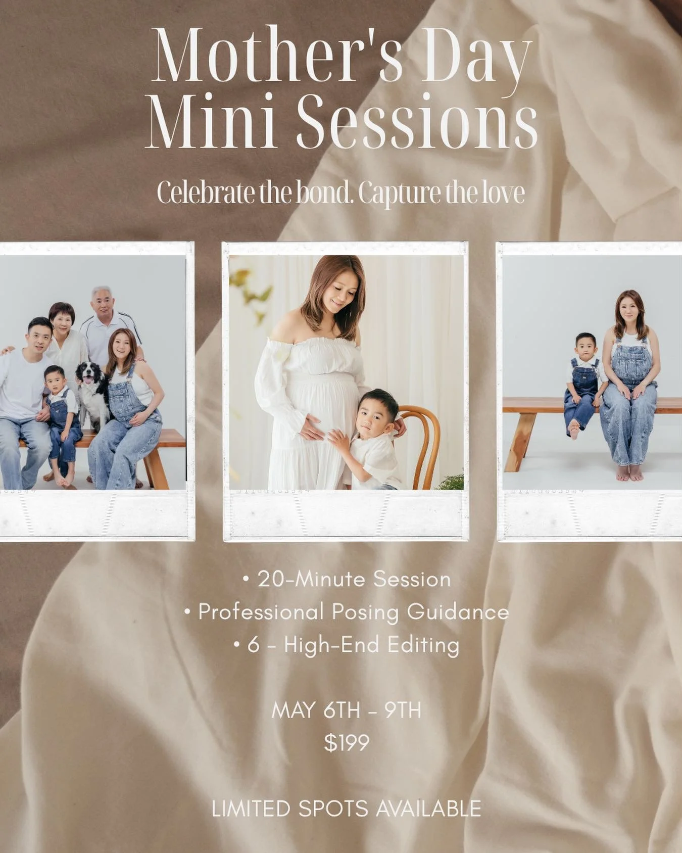 Celebrate the bond that means everything. 📸✨

This Mother&rsquo;s Day, don&rsquo;t just buy a gift&mdash;capture a memory. 
We know your phone is probably filled with photos of your little ones, but how often are you in the frame with them?

At HN S