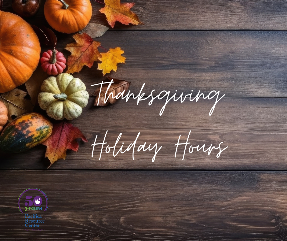 PRC 2025 Thanksgiving Holiday Hours