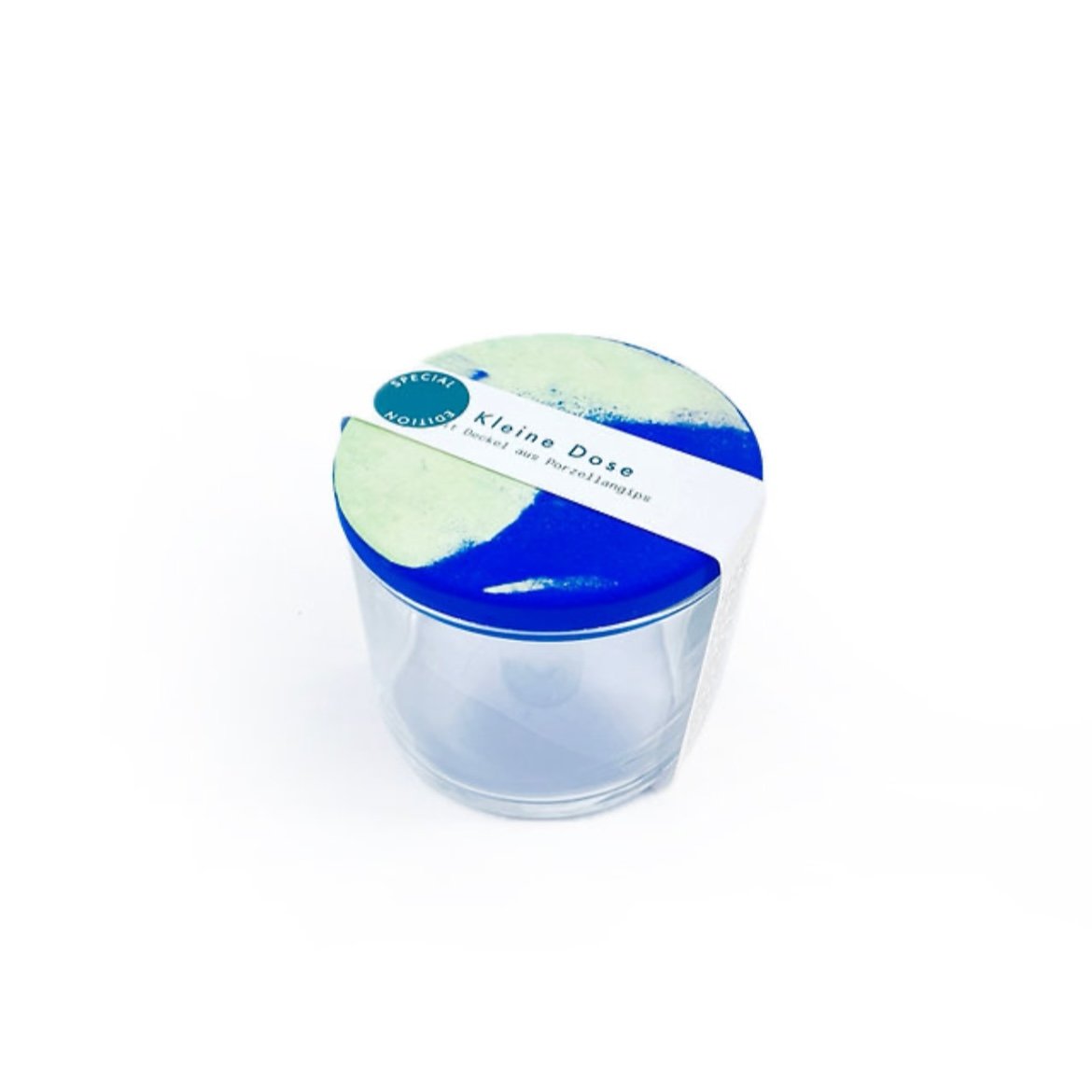 objet vague Salzdose Polarlicht blau
