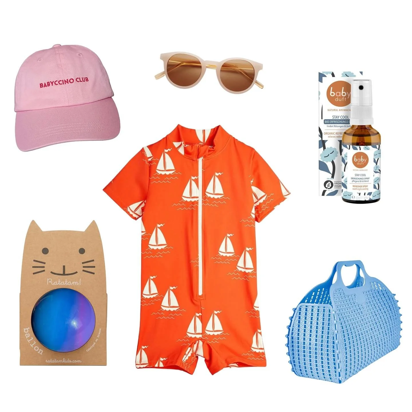 Was sind deine Lieblingsst&uuml;cke f&uuml;r heisse Sommertage mit Kids? ☀️

Wenn es warm wird, braucht es die richtigen Begleiter: UV-Schutz, Sonnenbrille, Kopfbedeckung etwas Erfrischung &ndash; und ganz viel Spass!

-Korb von @aykasa 
-Ball von @r