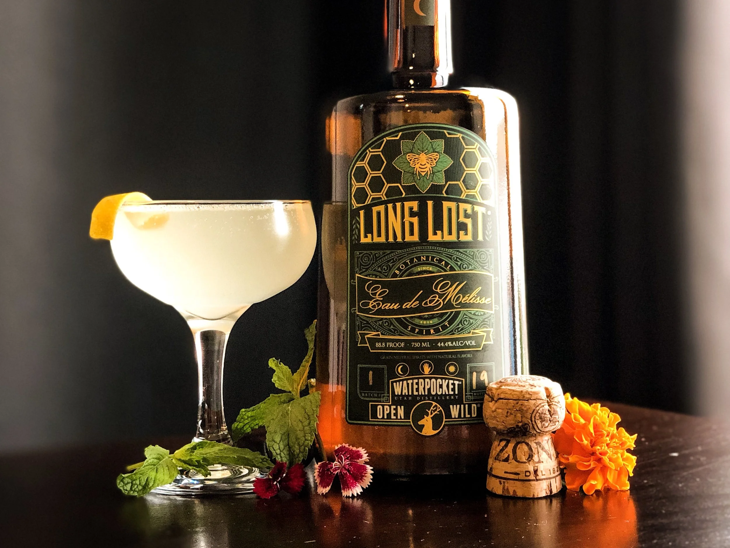 French 75 a la Eau de Melisse