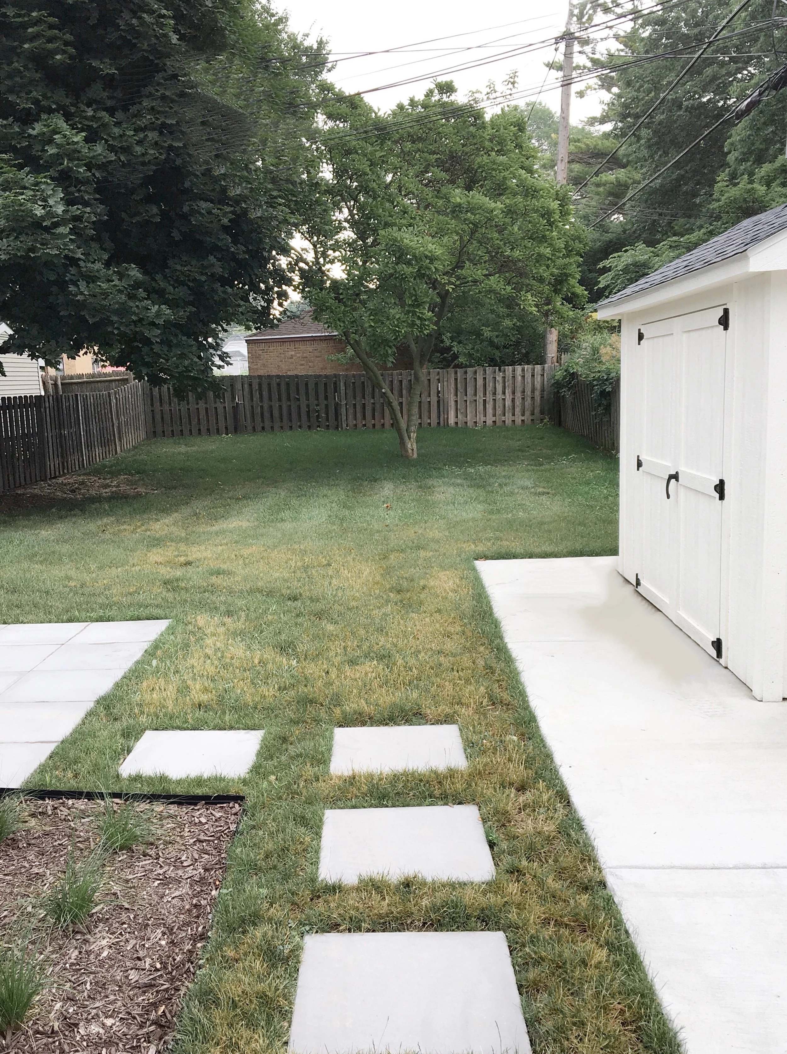  MURRAY BUNGALOW  :  BACK YARD REVEAL