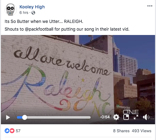 NC rap-group Kooley High on Facebook.