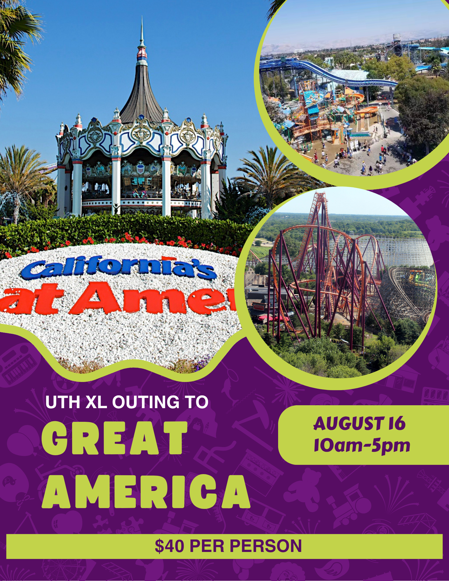 Uth  XL Great America Trip