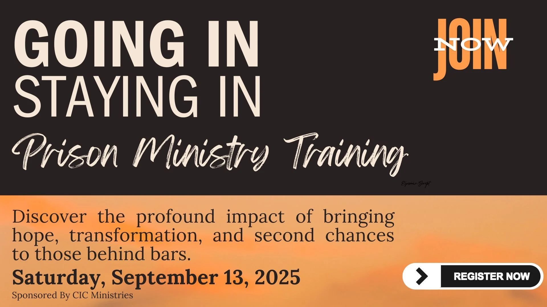 Jail Ministry Training
