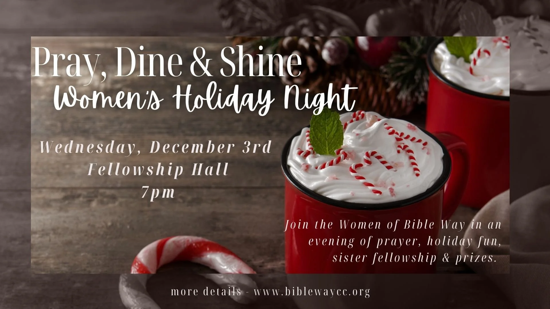 Women's Holiday Prayer Night - Pray, Dine & Shine!