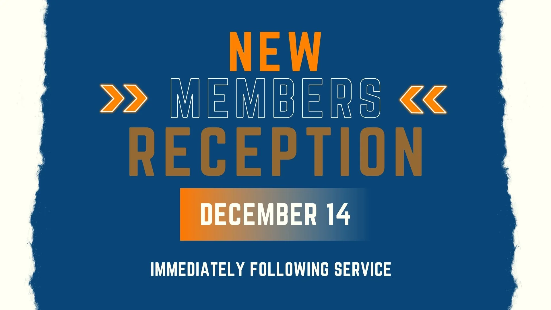 New Members Reception