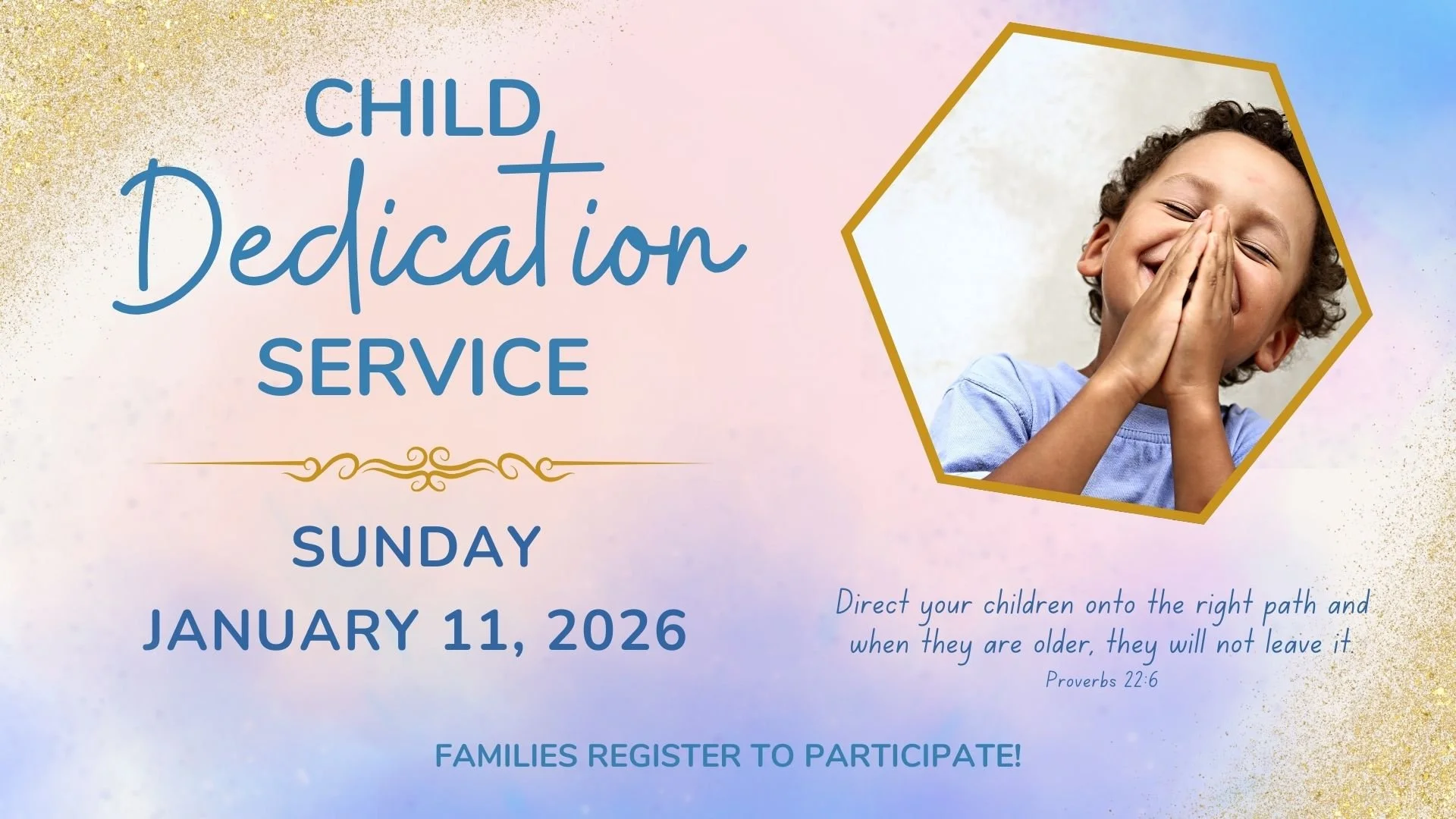 Child Dedication Sunday