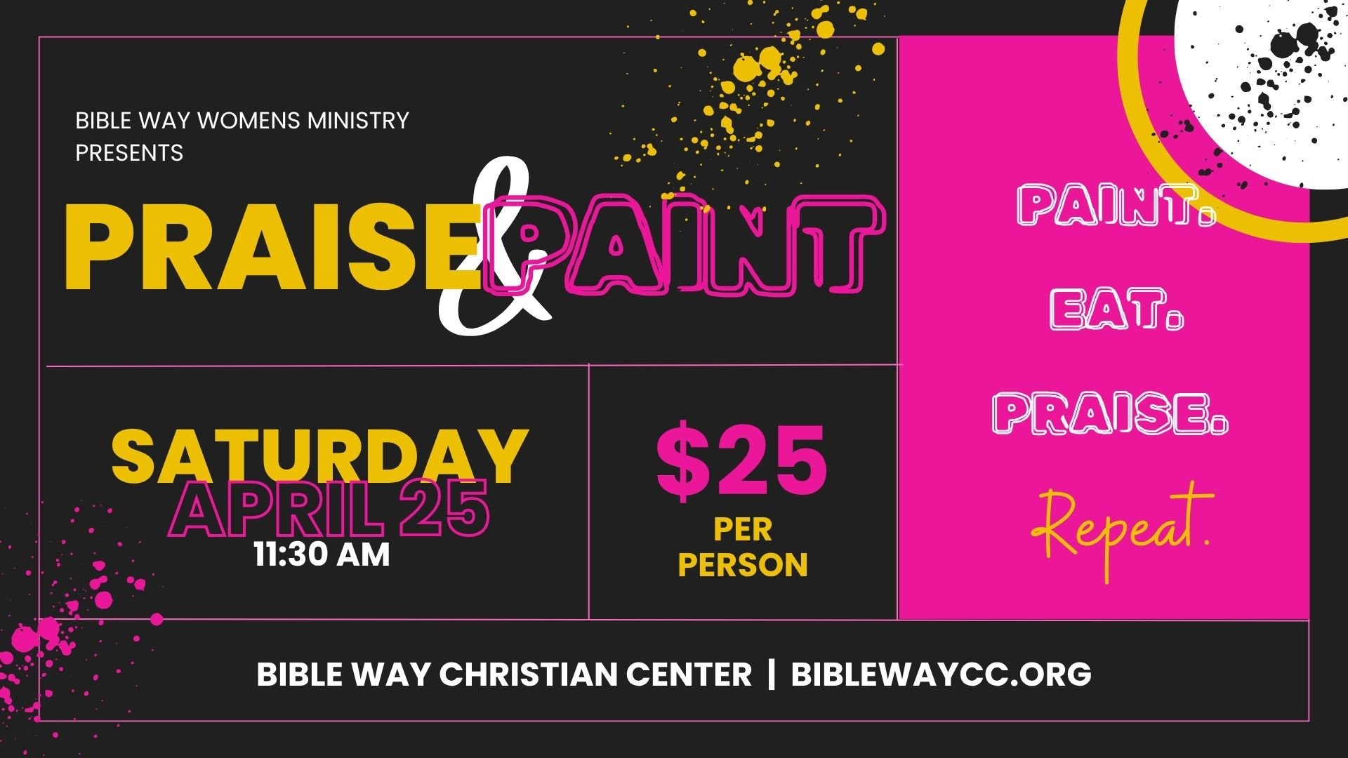 Women's Ministry Praise &amp; Paint