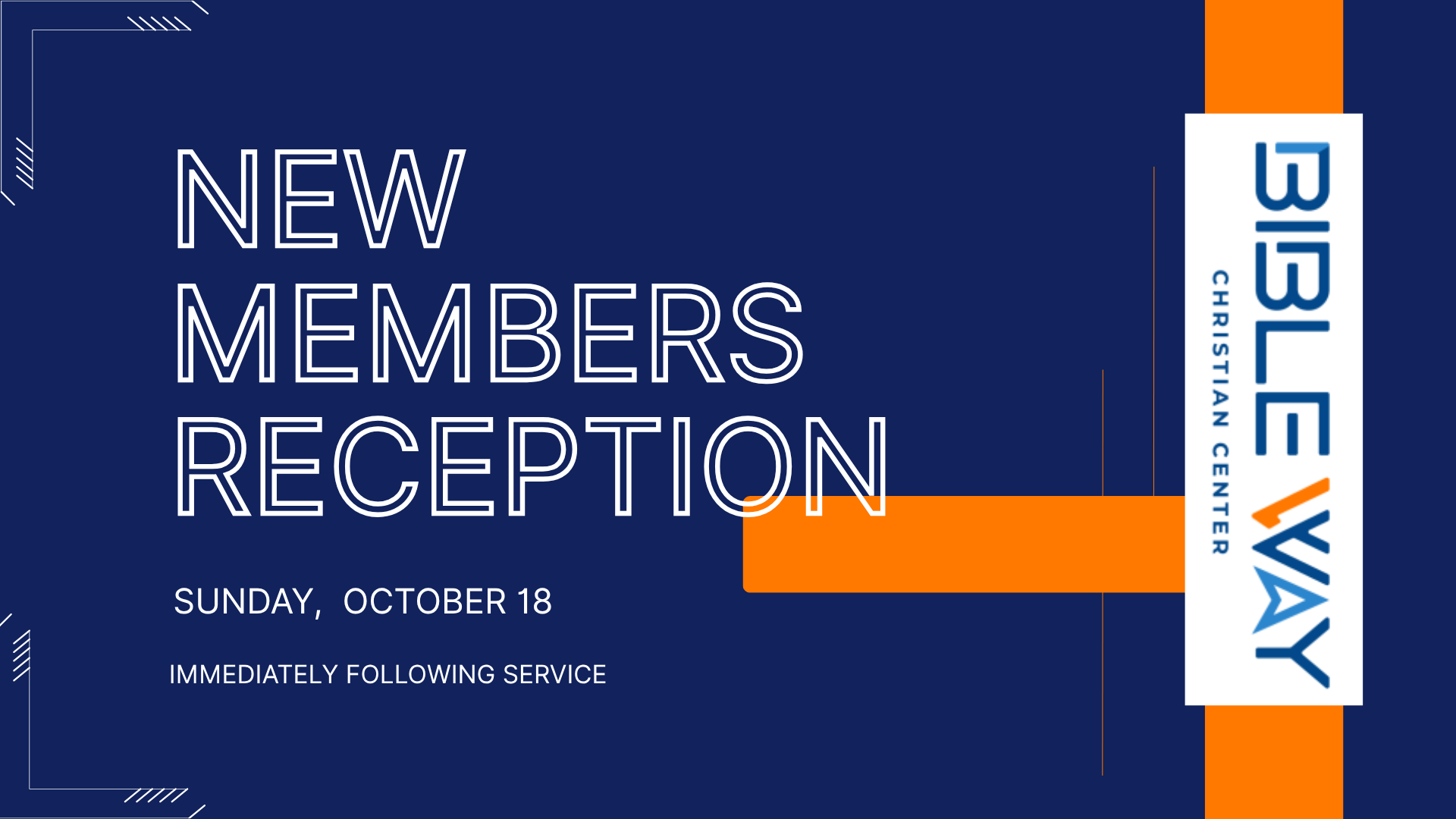 New Members Reception 