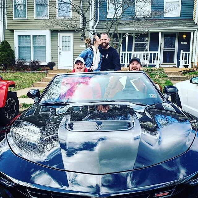 So this picture sums up the last few days. Two of my favorite people got engaged. I got upgraded to a convertible muscle car haha and @matthew.marcolini and I owned the streets of DC as we celebrated this amazing couple!

I ate some bugs,
I ate some 
