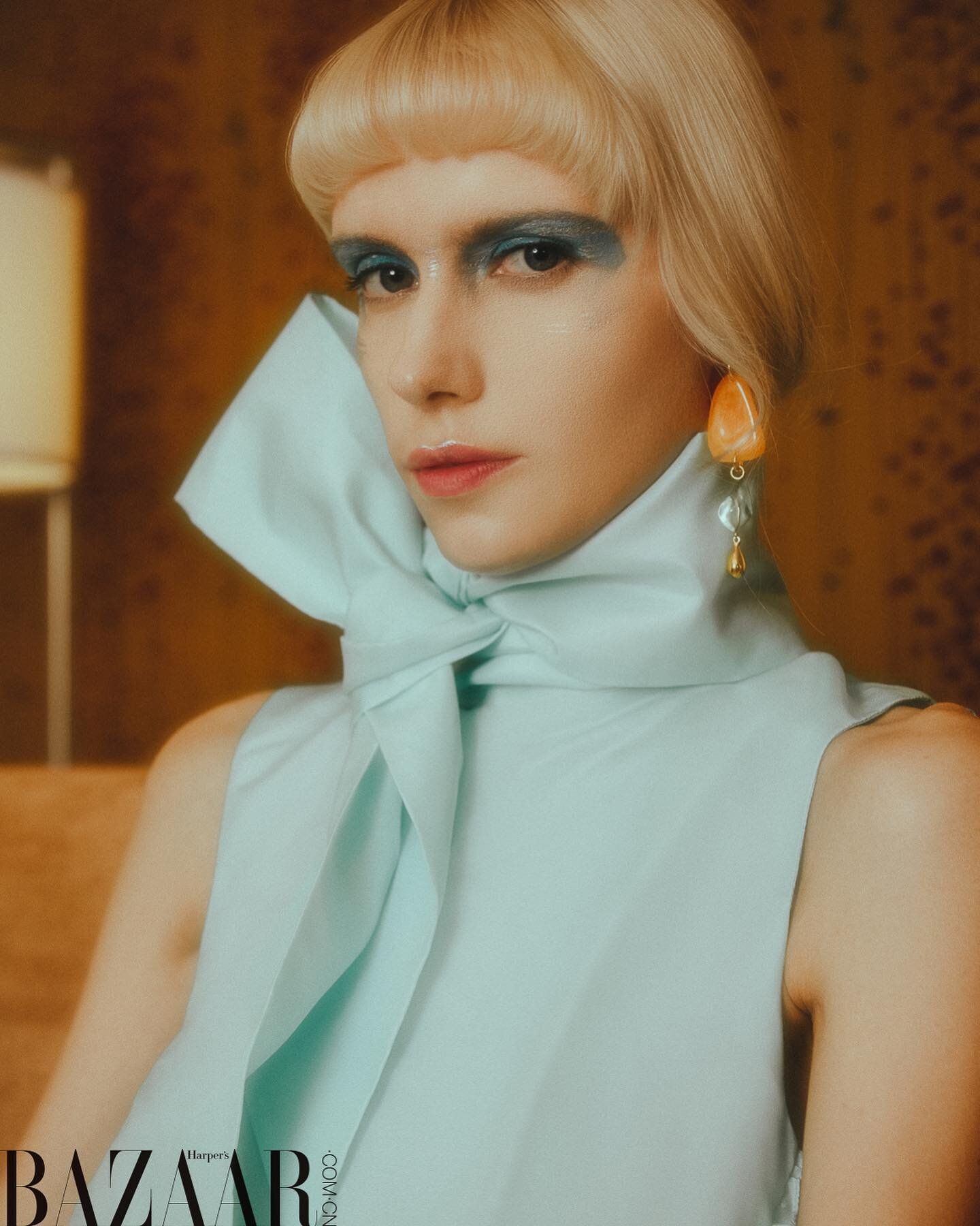 Shot and Styled by me @duoduolinn for Harper&rsquo;s Bazaar China 🔥 with model @anna_eberg Makeup @tadatoshih Hair @lilovesyou Production @everorstudio ✨✨ #fashioneditorial