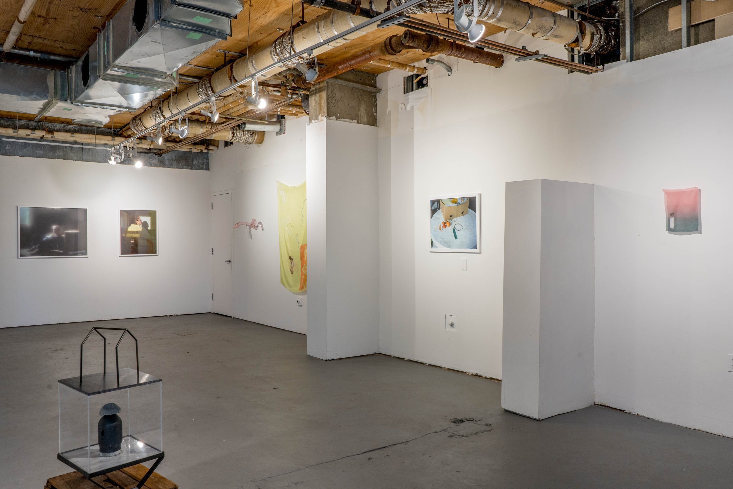 Works by Juan Giraldo, Angelica Yudasto, William Camargo and Diego Anaya