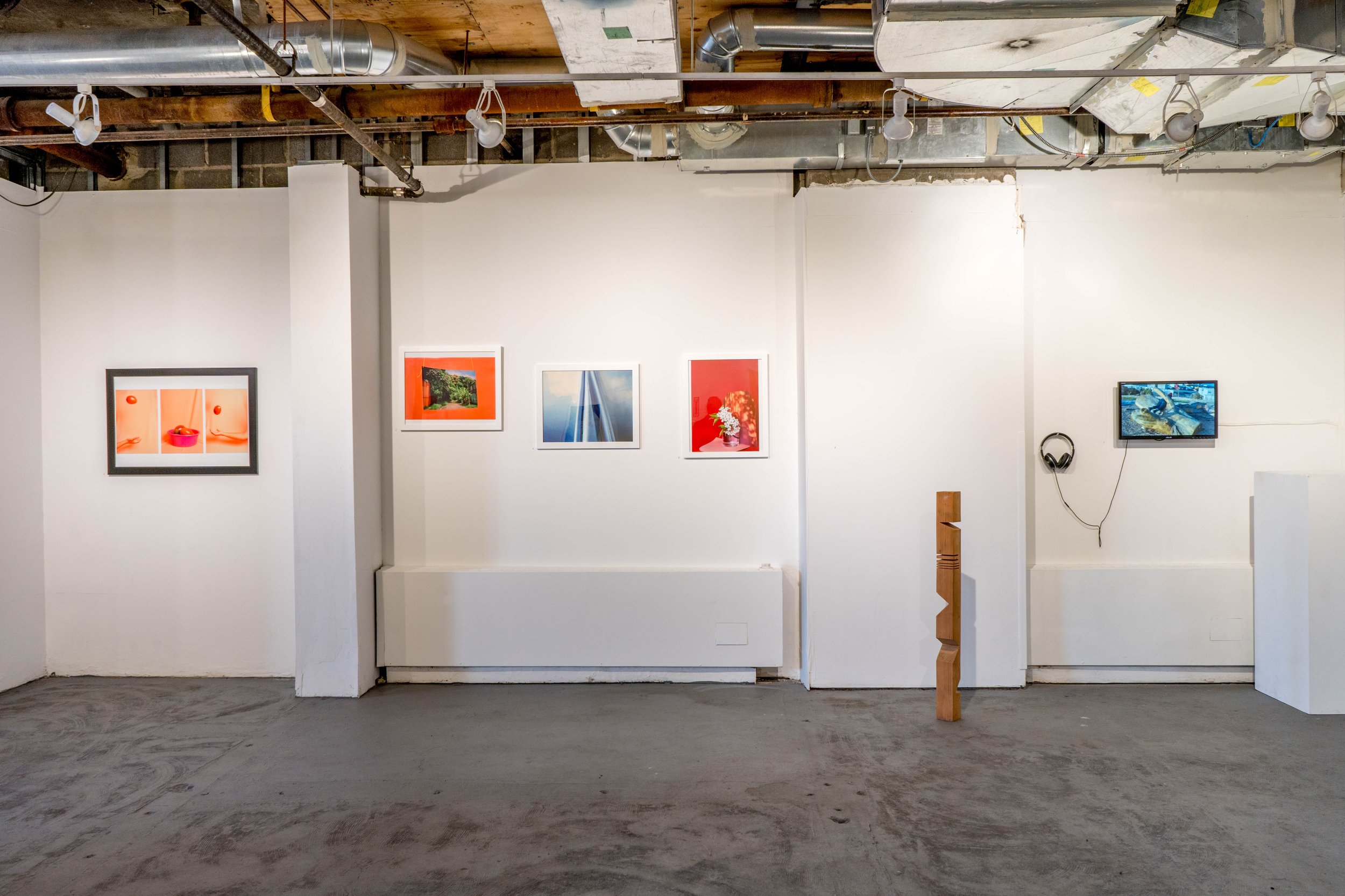 Works by Lorena Molina, Diego Anaya and Jean Carla Rodea