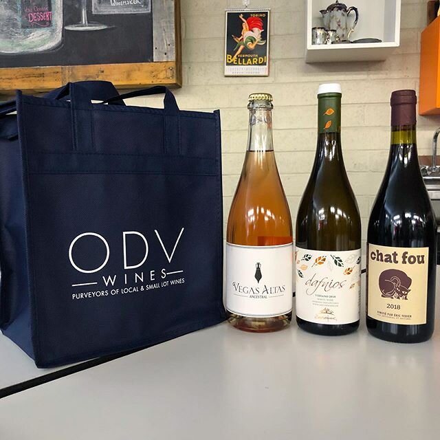 The wine club at @odvwines is looking pretty natty this month! That Vegas Altas Ancestral is the vibrance you need right now and don&rsquo;t get me started on any wine @brezeme makes...