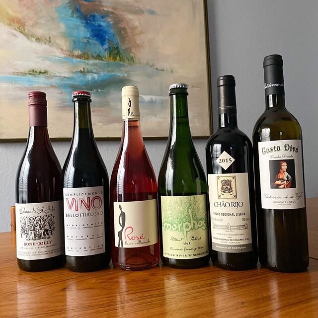 Summer crushers for tomorrow&rsquo;s tasting at AZ&rsquo;s OG natural wine destination, @caffeboaonmill. 5:30-6:30, on the patio, $&Oslash;&Oslash;. Make a reso over the phone for dinner afterwards and get a free dessert to go with all this healthy, 