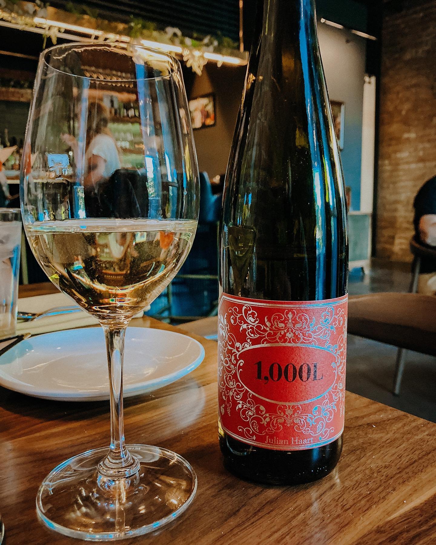 If you go to the deeply personal and always delicious Thai masterclass that is @lomwongaz and DON&rsquo;T drink a bottle of this strikingly unique and amazingly profound bottle of dry Riesling from @julian.haart &mdash; that&rsquo;s fine! More for us