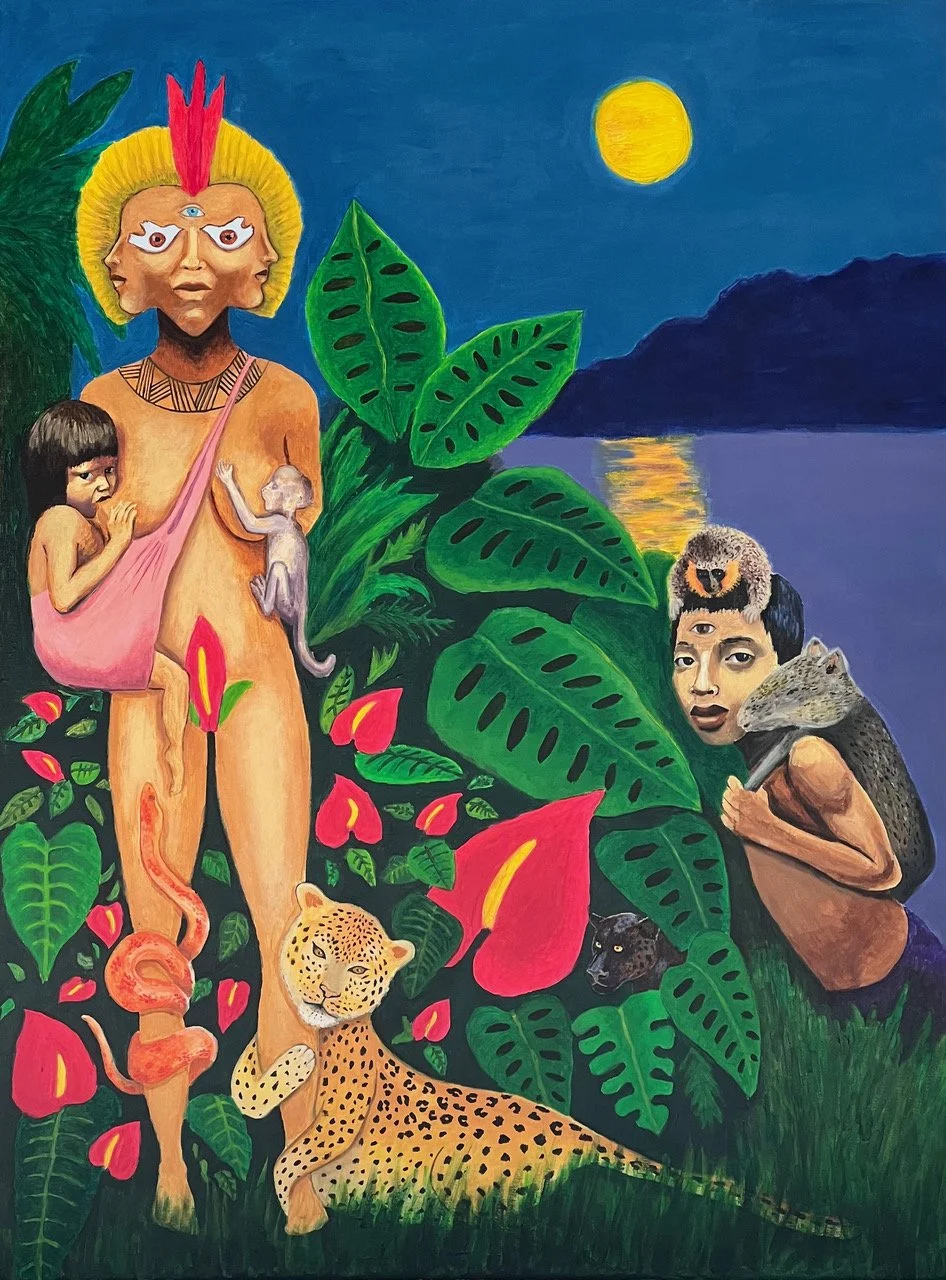 Gabriela Bornstein_TropicalSurrealism1_AcrylicOnCanvas_30x40in.jpeg