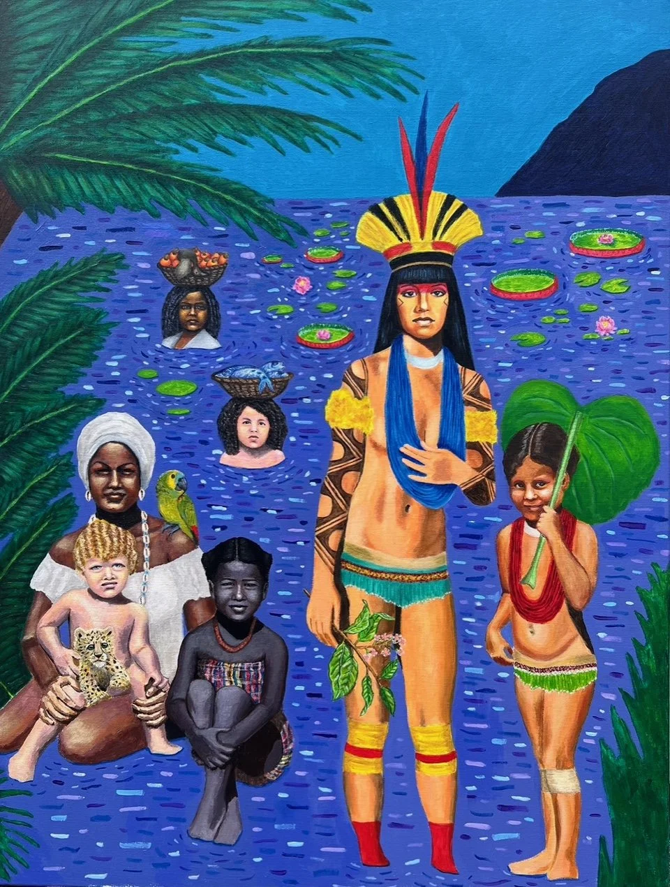 Gabriela Bornstein_TropicalSurrealism7_AcrylicOnCanvas_30x40in.jpeg