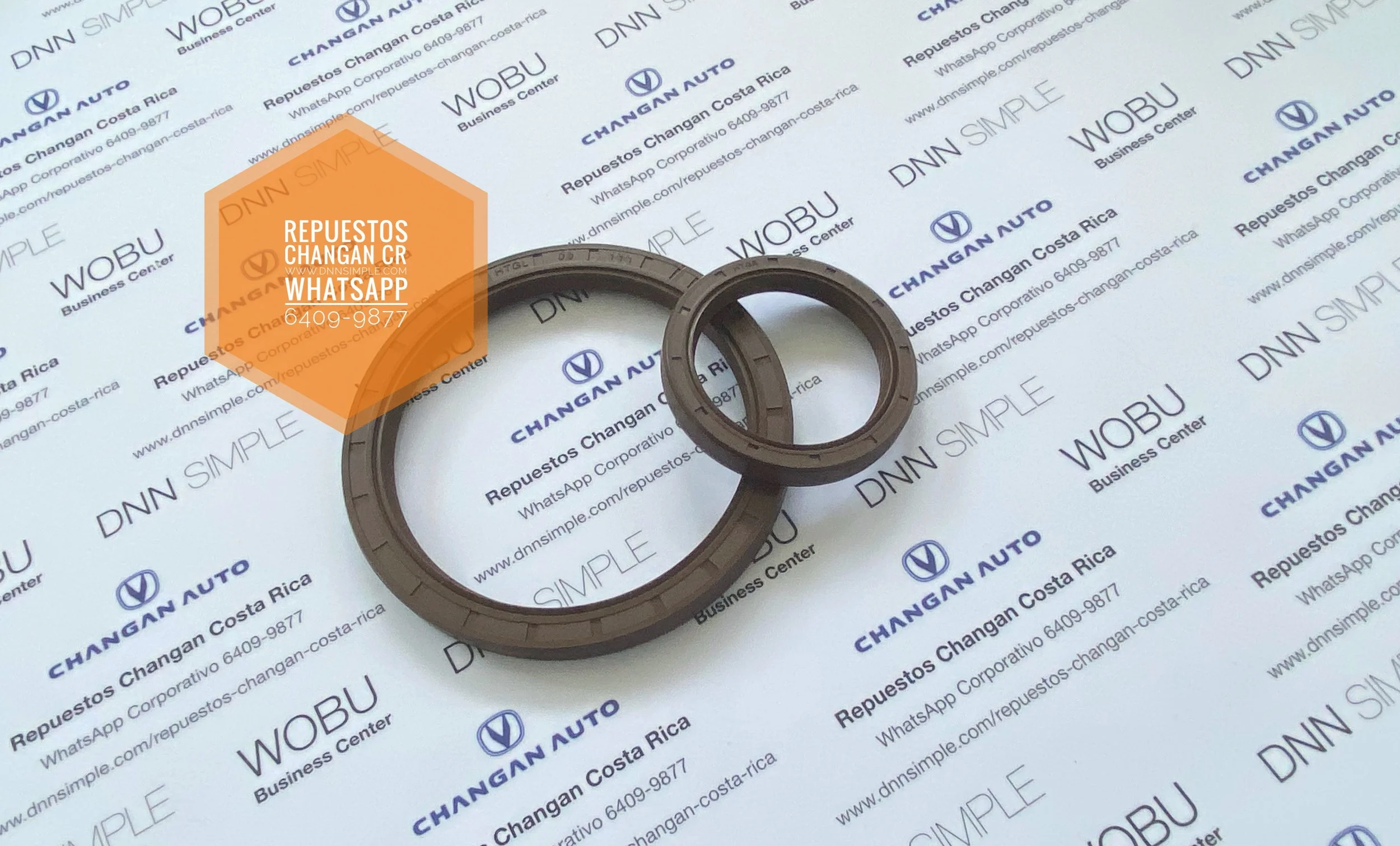 Retenedor de aceite de cigüeñal delantero y trasero. Changan Hunter. (Disponible para entrega inmediata).