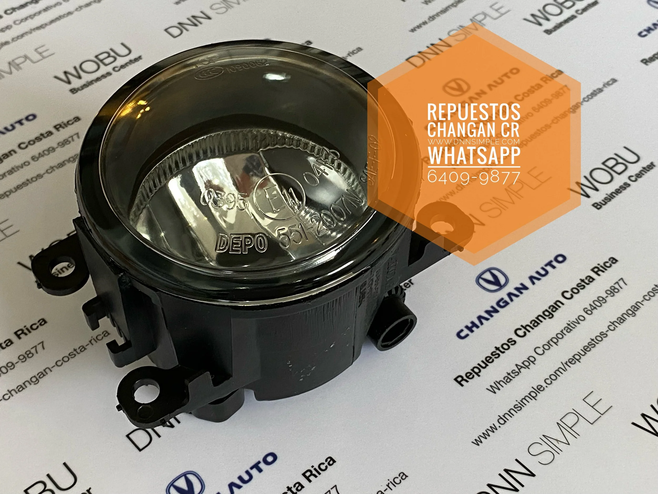 02 Foco halogeno delantero Changan Hunter.JPG