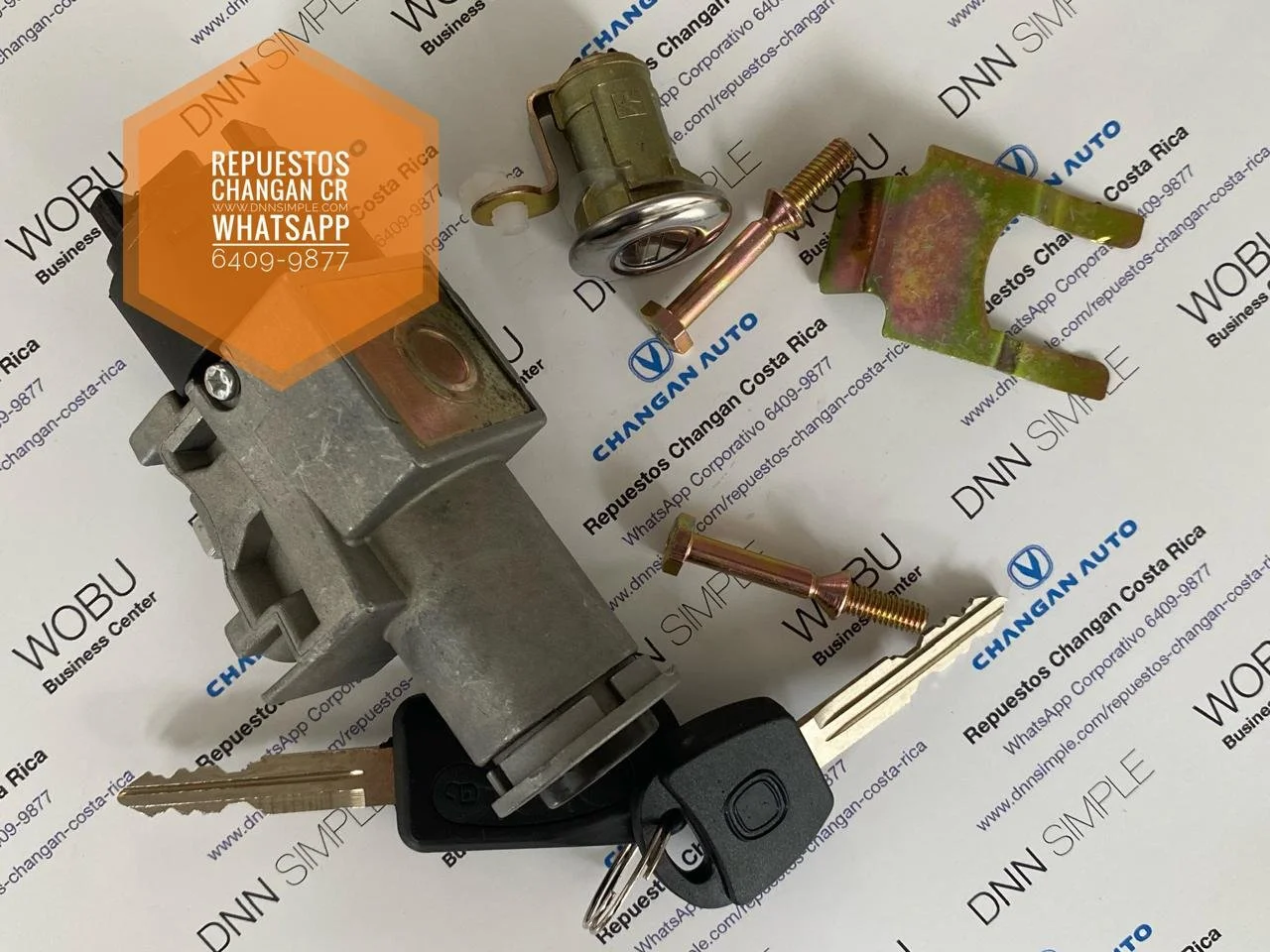 Llavín principal de encendido y llaves. Changan Benni 10.cc. (Disponible para entrega inmediata).