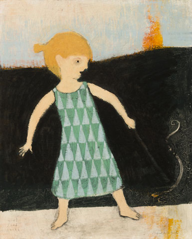 girl and snake