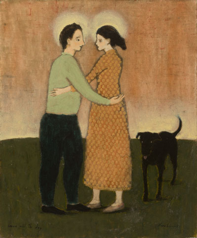 "lovers with the dog"