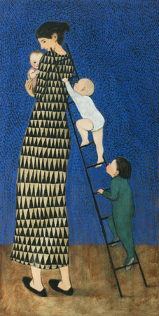 "Climbing mother"