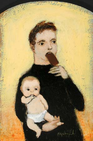 "Father and child"