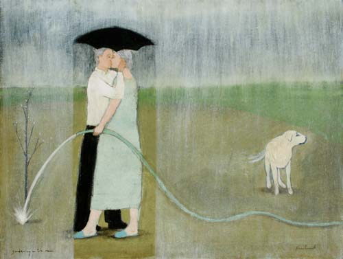 "gardening in the rain"