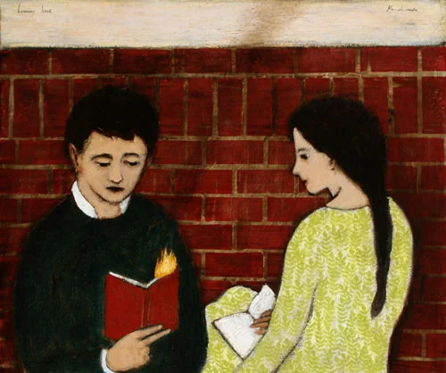 burning book