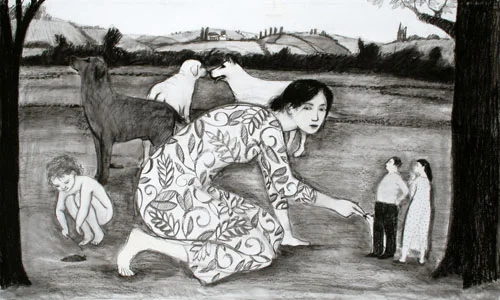 dog field