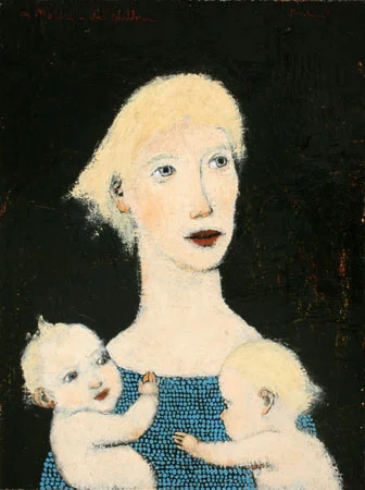 a Mother with children