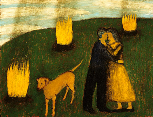 "Lovers with three fires"