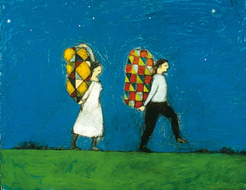 Brightly colored burdens