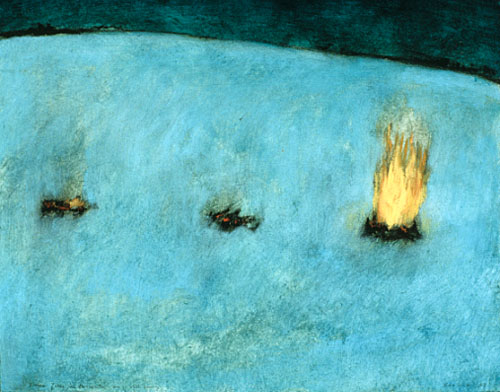 "Three fires in the winter - one is still burning"