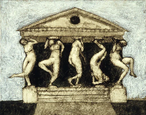 dancing caryatids