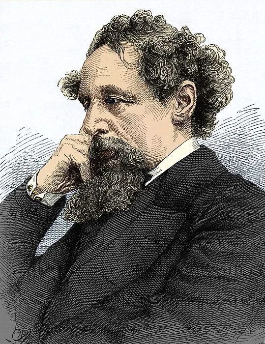 having words with Charles Dickens