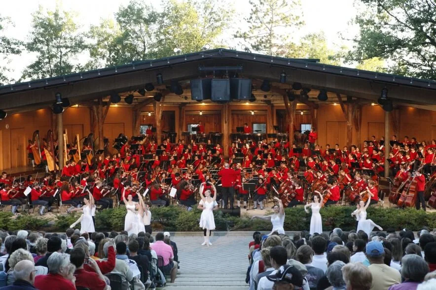 performing 'Les Preludes' at Interlochen