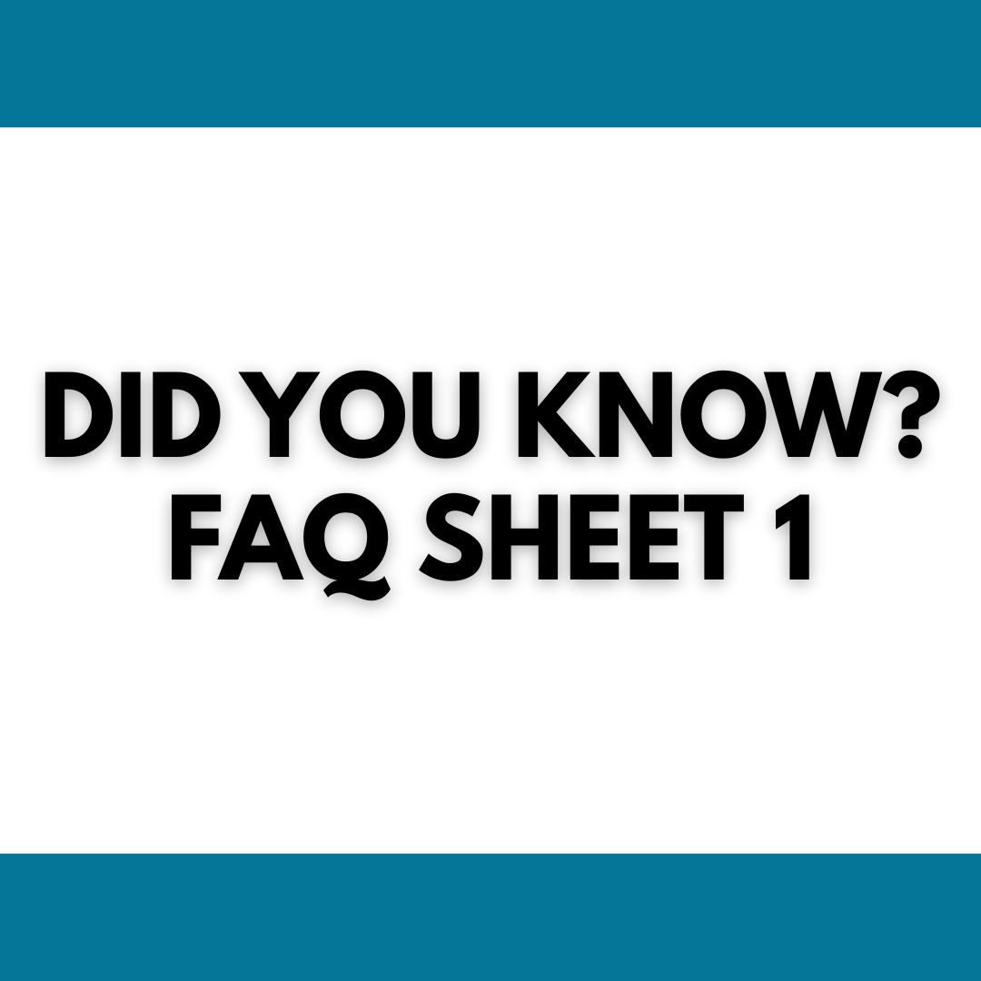 Did you know? FAQ