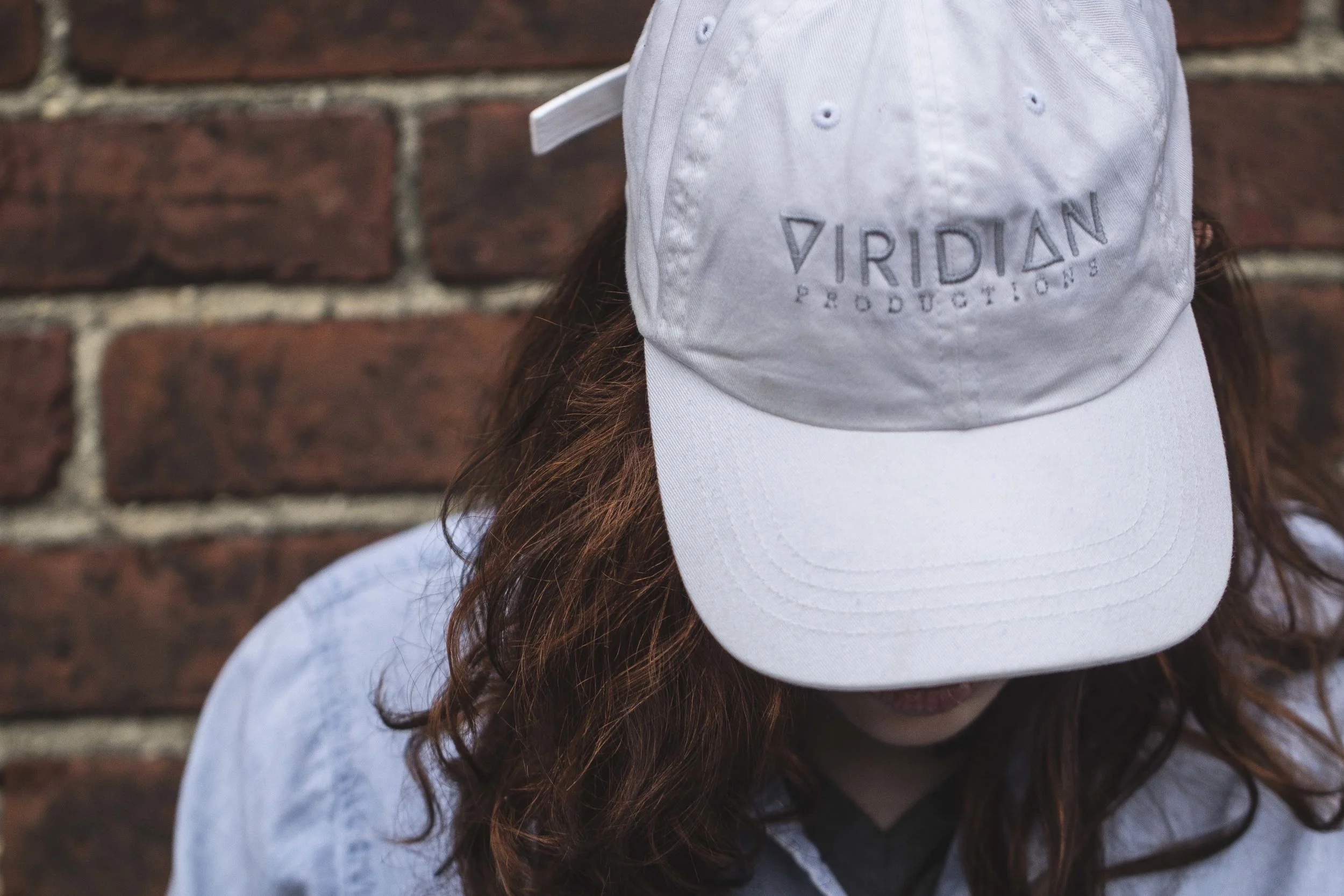 White Viridian "Dad" Cap