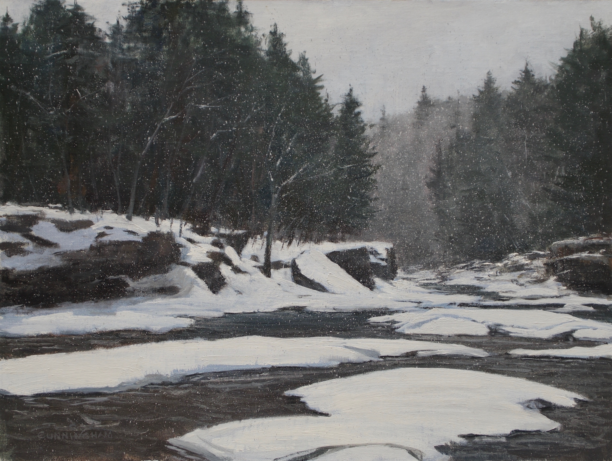 SOLD - Snow on the Kettle
