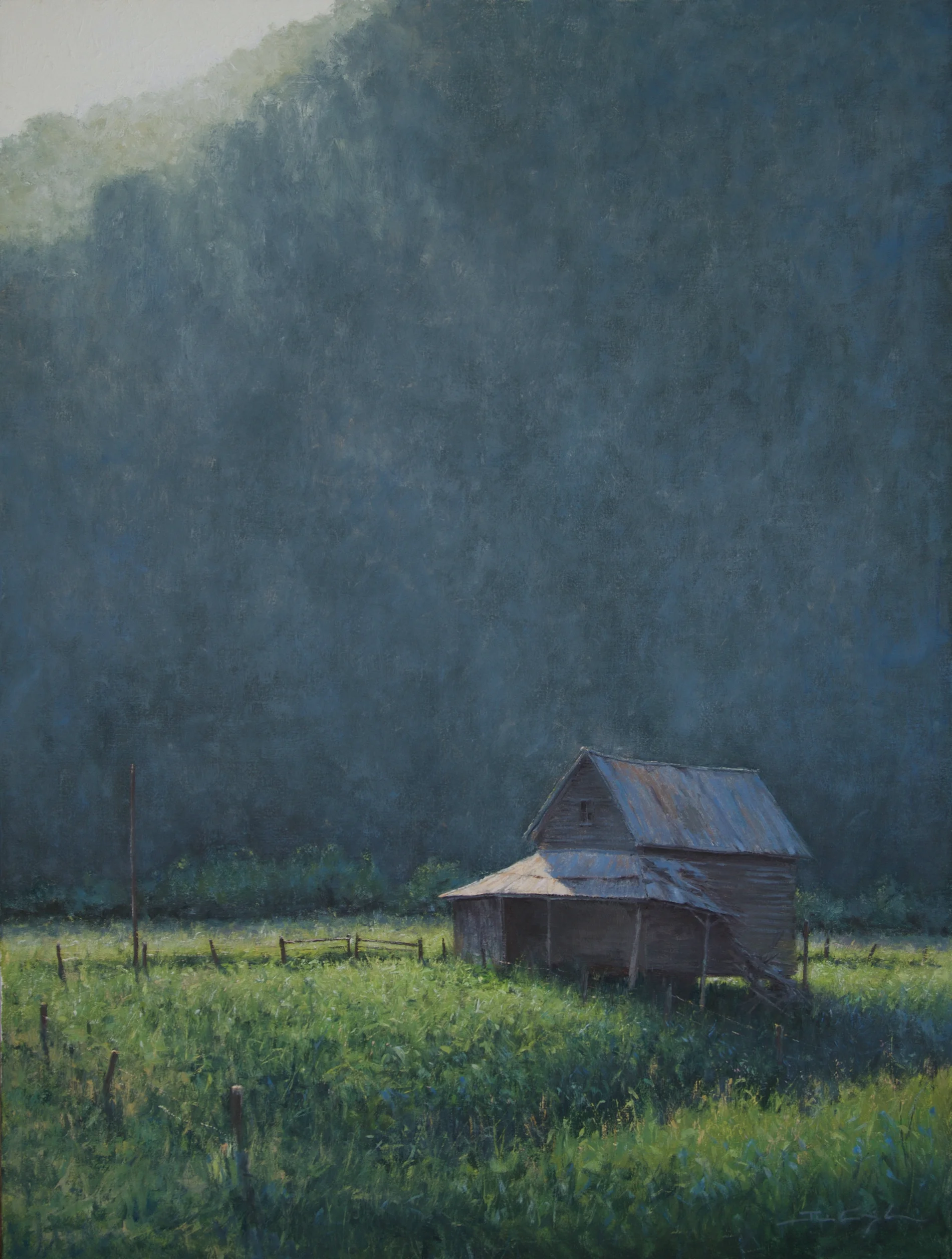 "A Hymn to What Remains" 40"x30", Oil on Linen, Private Collection People’s Choice TSRR Arts Festival, 2015