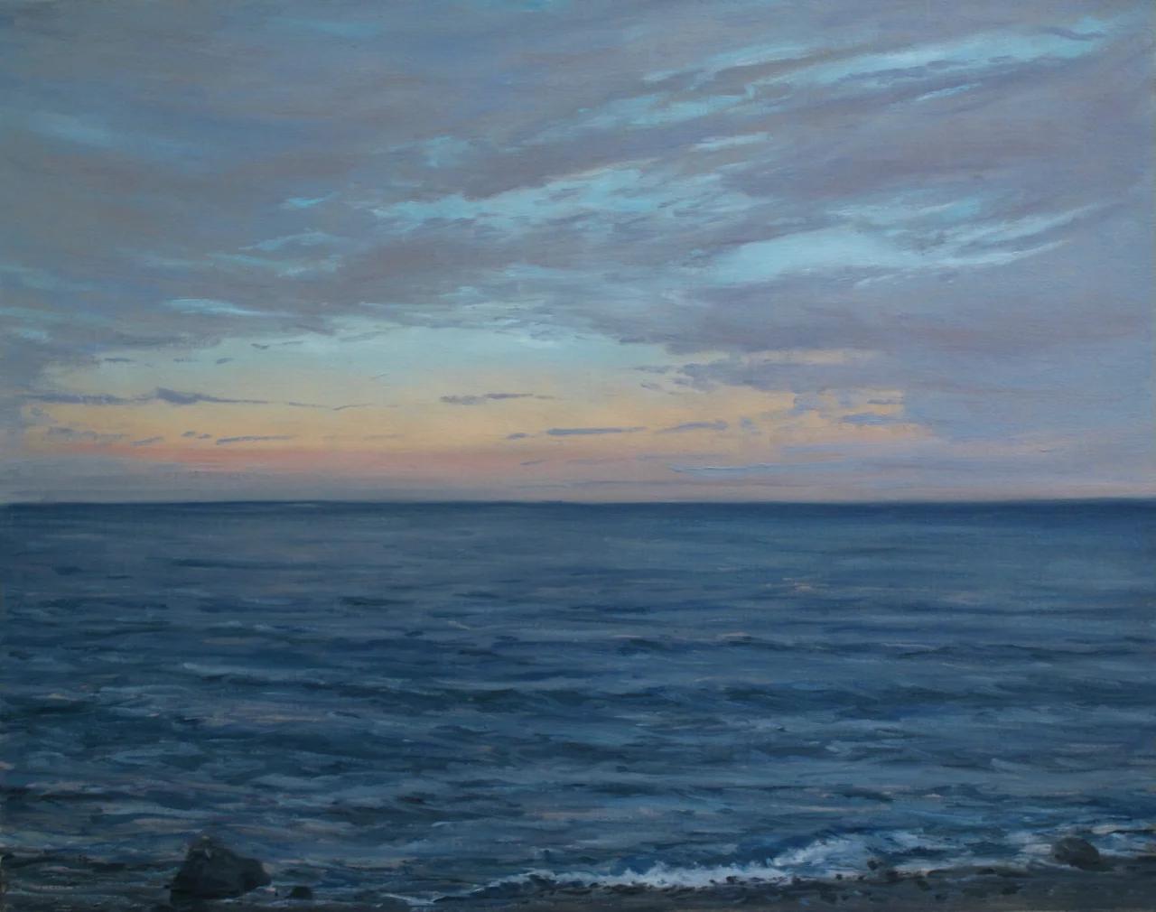 "Praying for Taylor" Oil on Linen, 24"x30”, Private Collection First Place Oil Painting Award 2nd Juried Art Competition, 2008 Savage Arts Council, Savage MN,