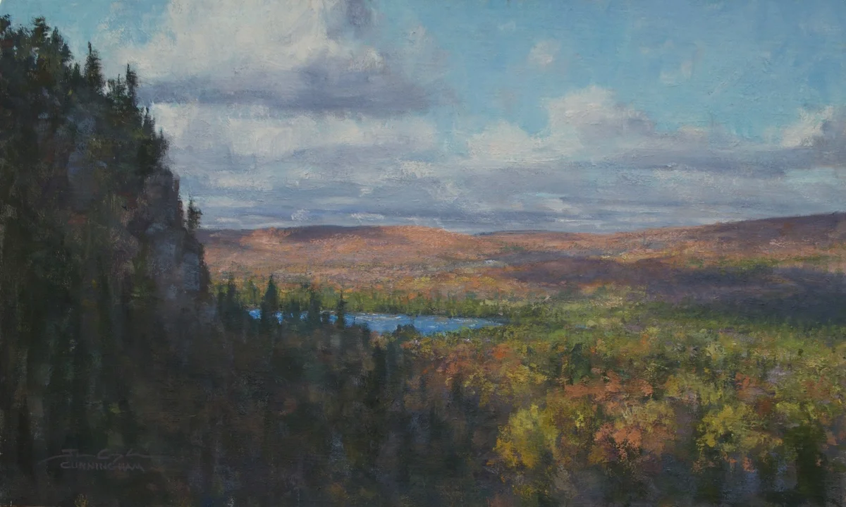 Autumn Across Oberg Lake
