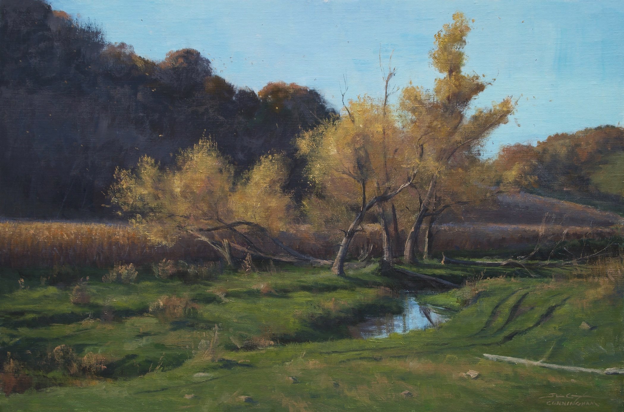 SOLD - A Crescendo  of Willows