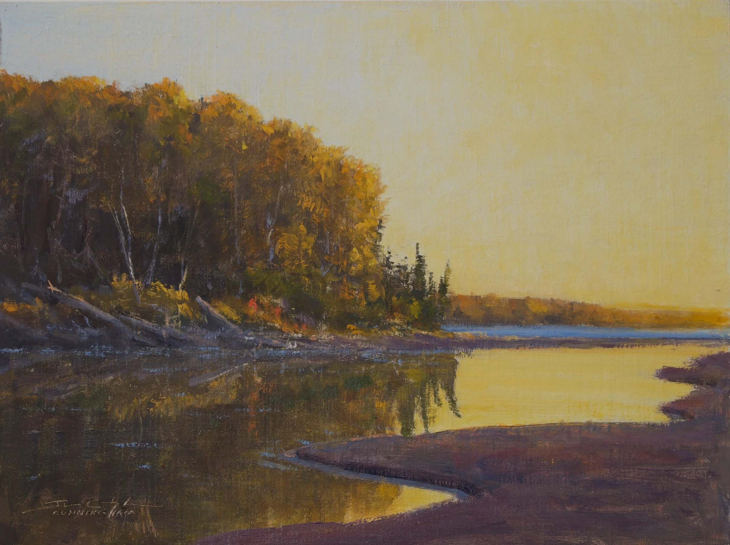 SOLD - Brule River Sunset