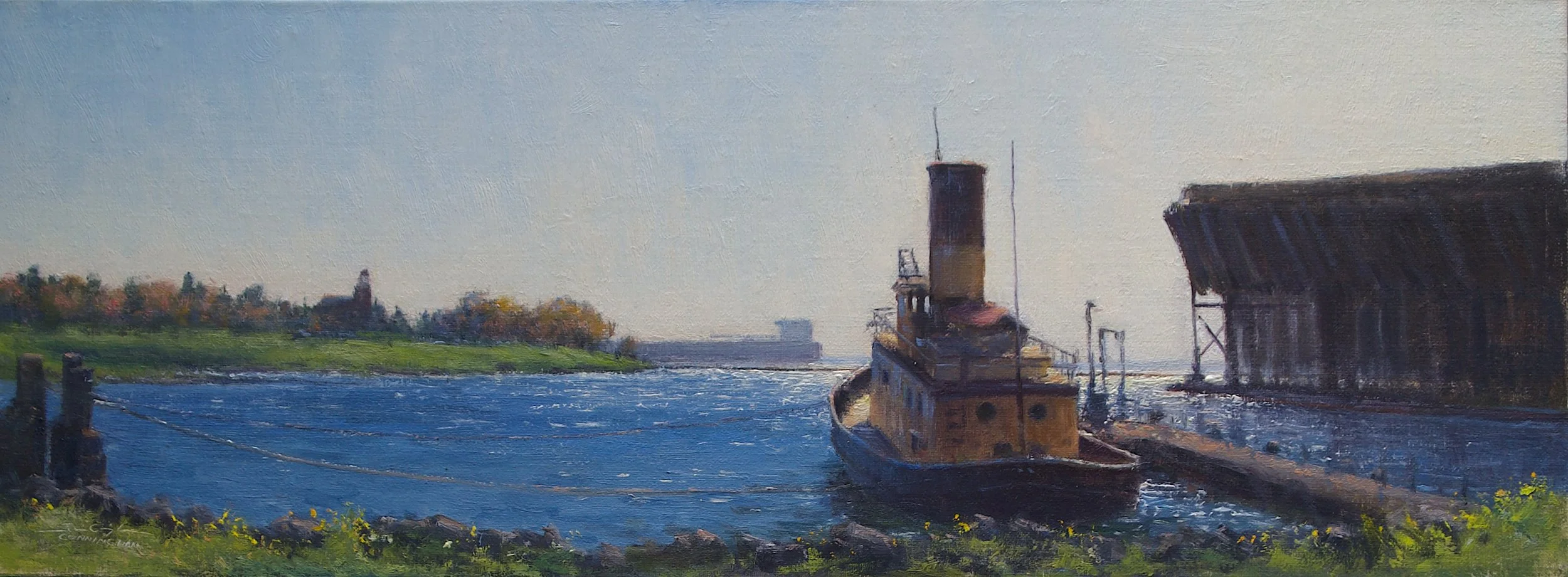 SOLD - Bright Morning, 9x24